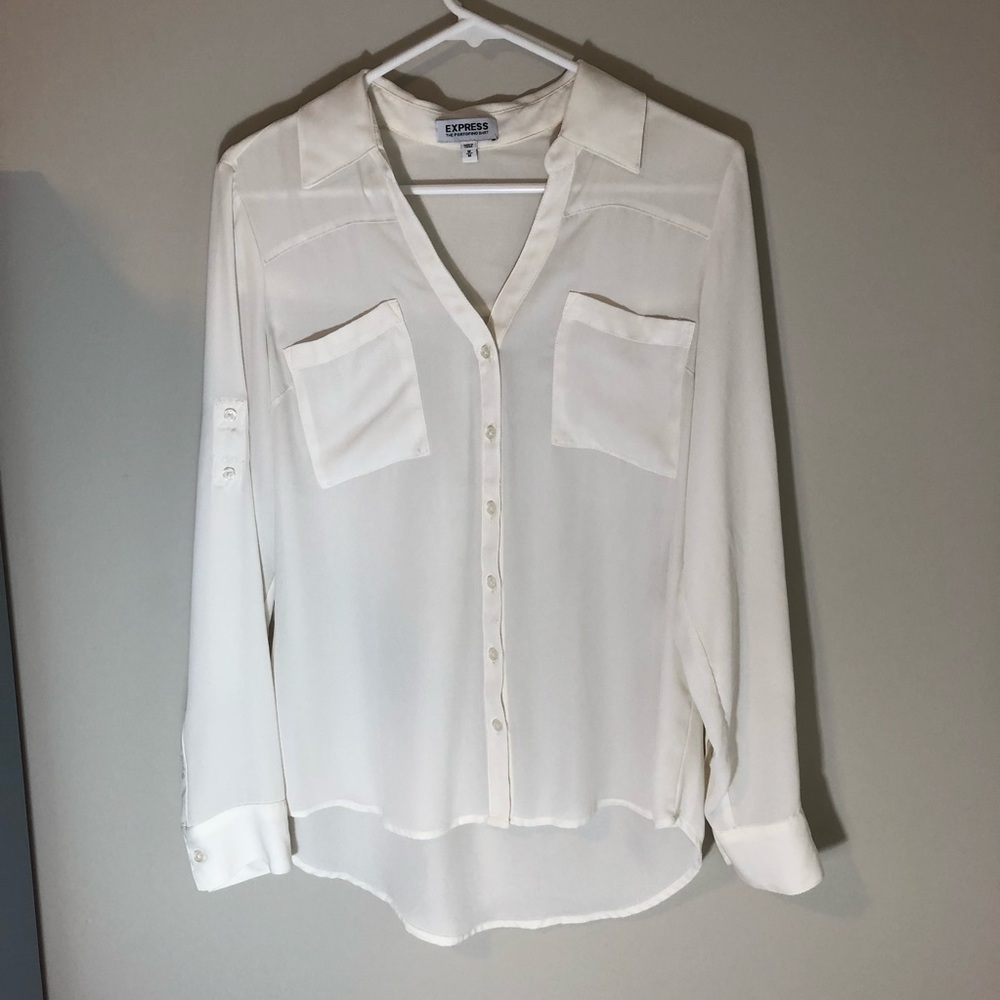 Express Portofino shirt, white, size M